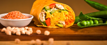 Wrap und Linsen Wrap und Linsen